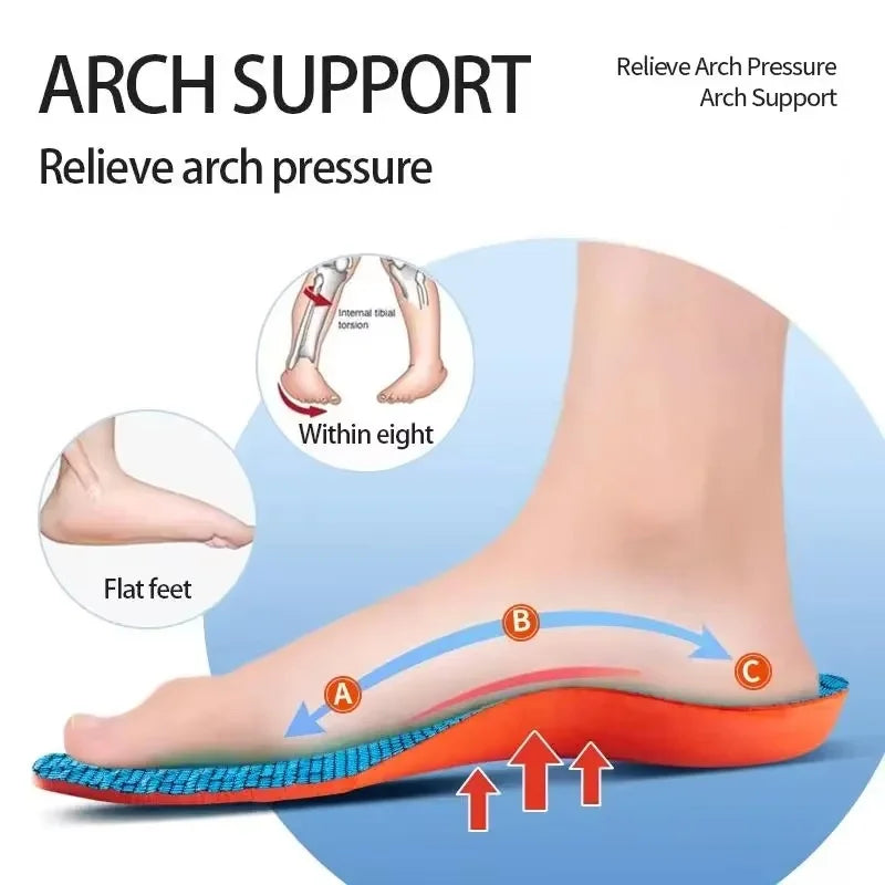 1Pair Sport Insoles for Shoes Sole Shock Deodorant Breathable Cushion Running Insoles for Feet Man Women Orthopedic Insoles