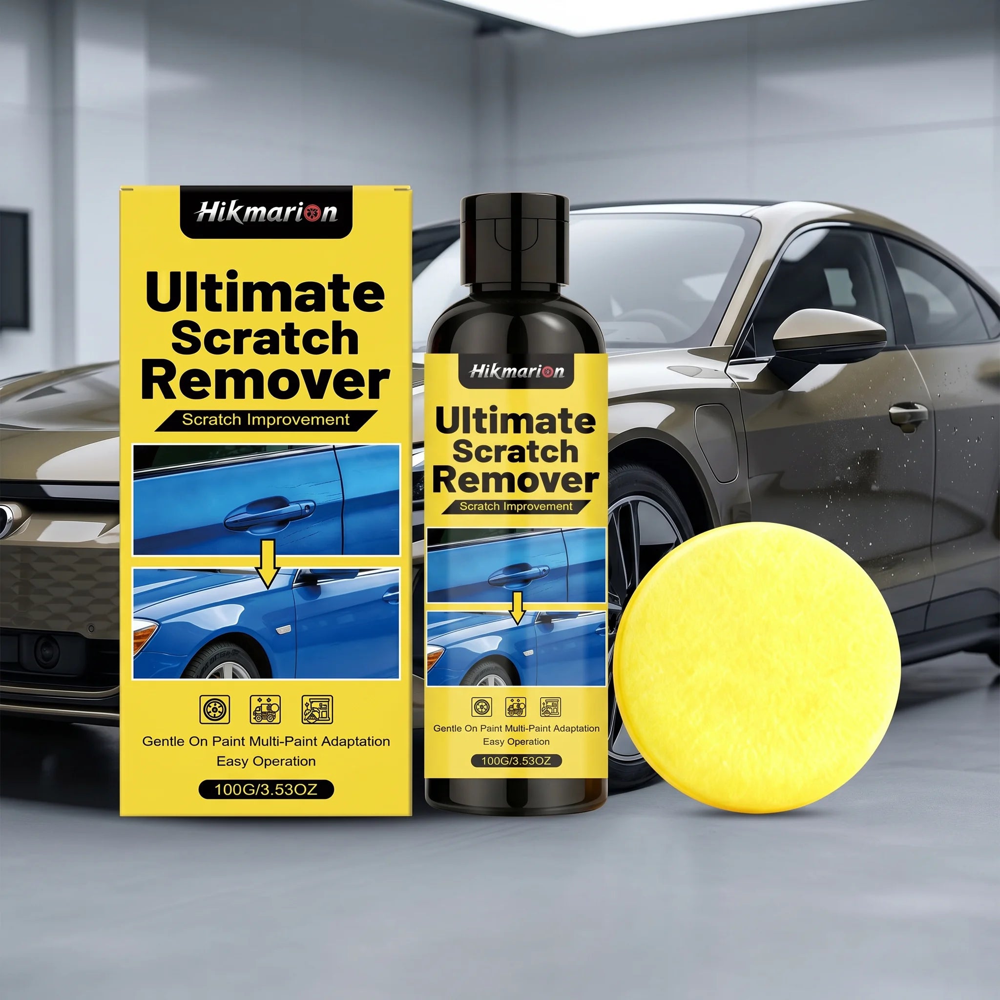 Car Scratch Repair Kit Polishing and Restoration Set for Light Scratches, Swirl Marks Scratch Remover Auto Body Maintenance