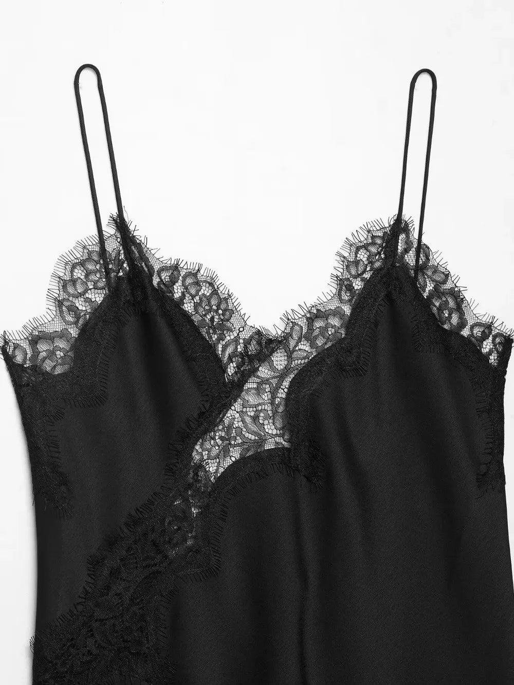Elegant Asymmetrical Lace Lace Patchwork Top Sleeveless Backless Camisole Tops V Neck Sexy Lace Women tank top Summer Wear