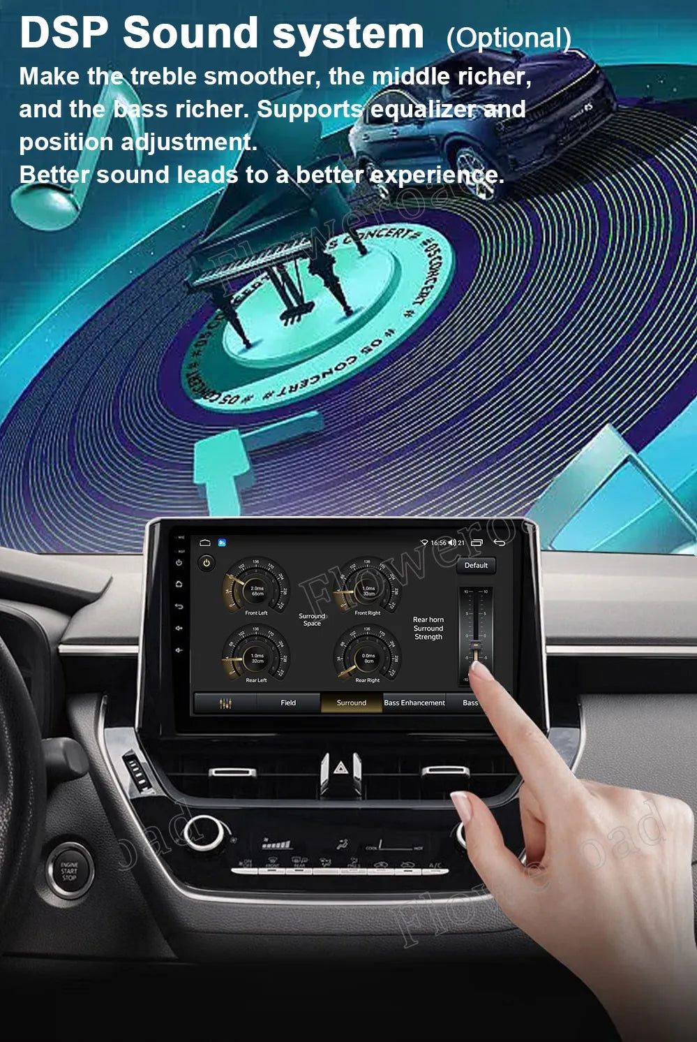 Car Radio Android 16 For Honda Jazz Fit 2007-2013 RHD Stereo Multimedia Video Player Carplay Auto GPS Navigation 2din Head Unit
