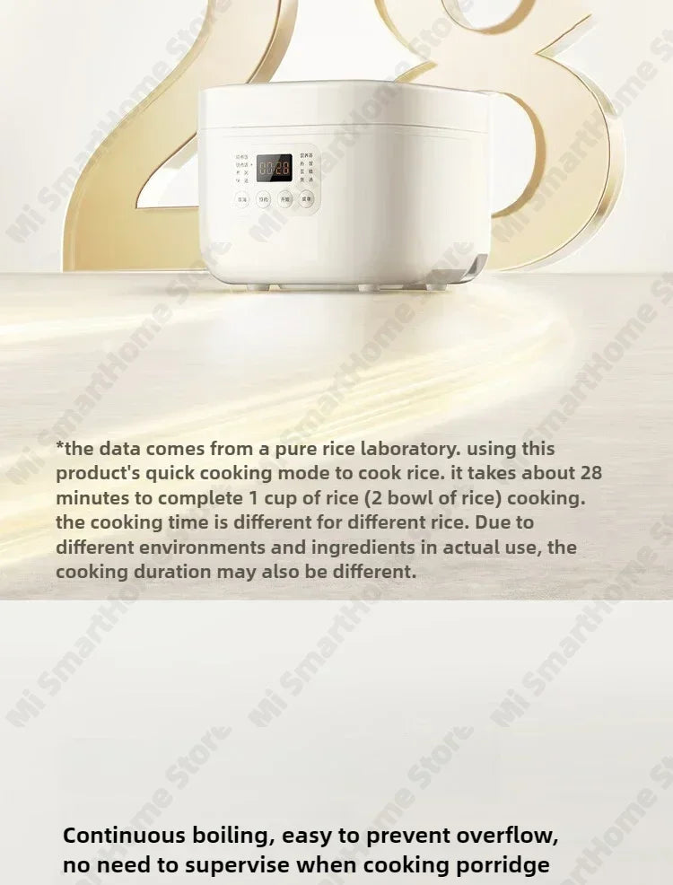 Xiaomi Mi Rice Cooker N1 3L Energy-saving Version 9 Stage Cooking Dual Engine Anti Overflow 6-Layer Composite Liner MFB13A0