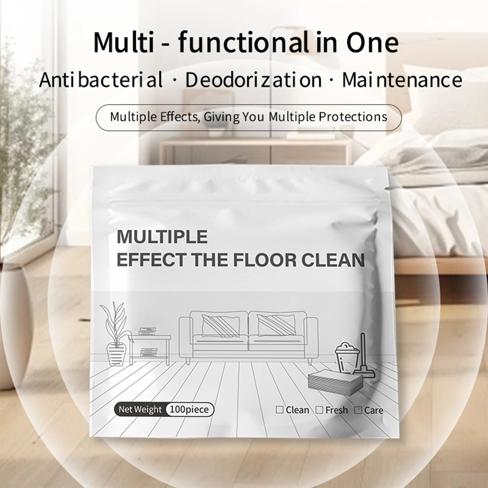 Floor Cleaner Cleaning Sheets Stain Removal Brightening and Fragrance-retaining Floor Cleaning Supplies