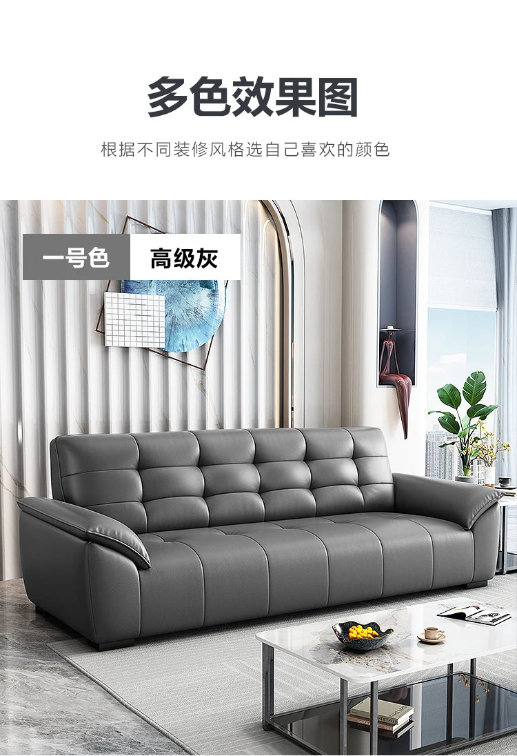 Office Sofa Simple Leisure Lounge Area Reception And Discussion Small Rental Room Three-person Coffee Table Combination