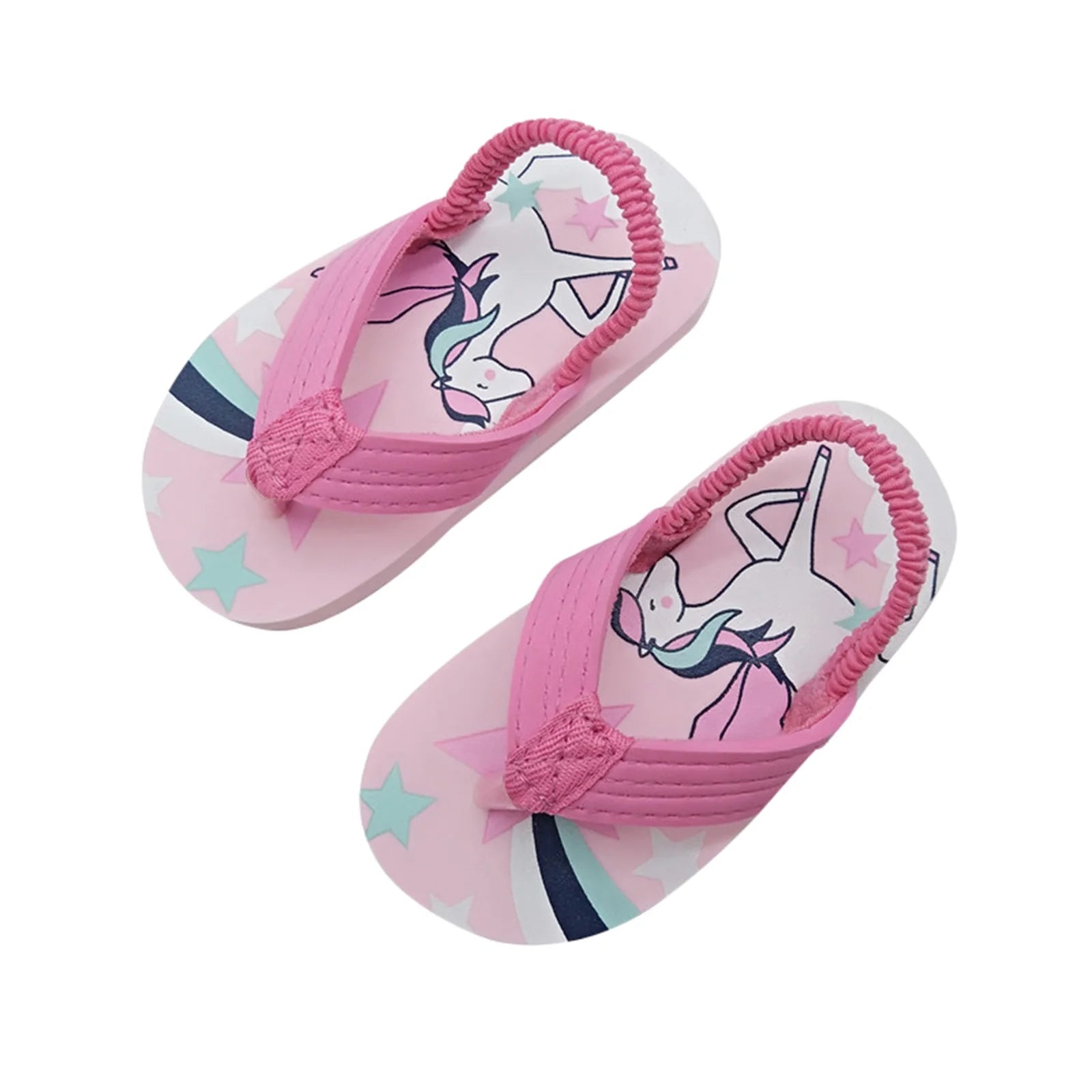 2022-01-17 Lioraitiin  Toddler Flip Flops Shoes Little Kid Sandals with Back Strap Boys Girls Water Shoes for Beach and Pool