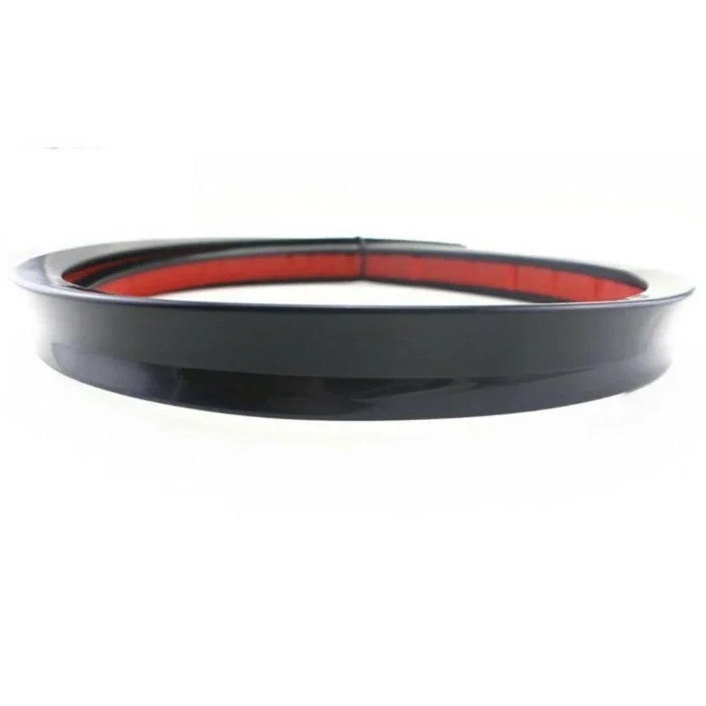 Car ABS Universal 1.2M BlackSpoiler Carbon Fiber Accessory Car Spoiler Soft Car Rear Roof Trunk Spoiler Stickers Trim Trunk Wing