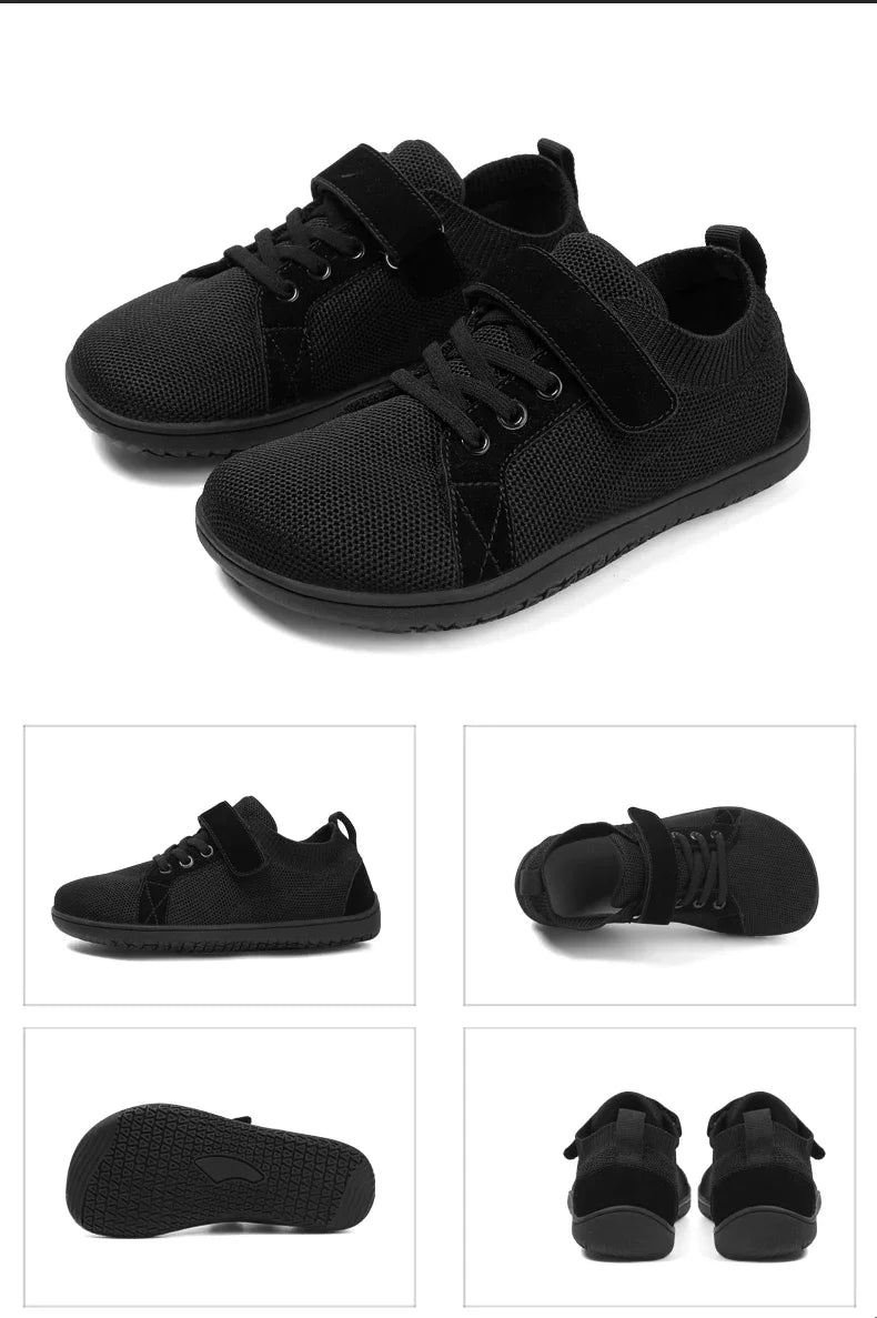 Little/Big Kids Minimalist Barefoot Shoes + Zero Drop + Wide Sneaker for Boys/Girls Outdoor Sports Walking shoes Running Sneaker