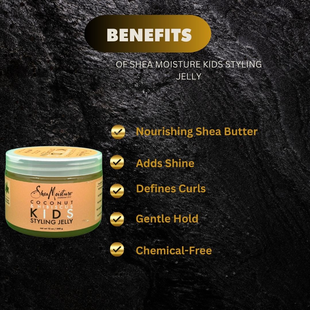 Shea Moisture Kids Styling Jelly 340G - Premium Beauty Product