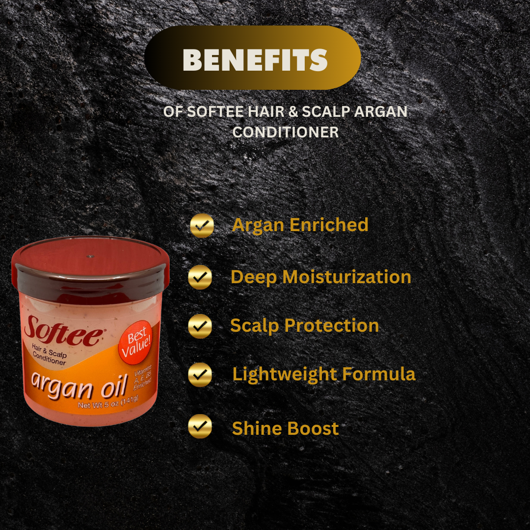 Softee Hair Scalp Argan Oil Conditioner 141G - Premium Beauty Product
