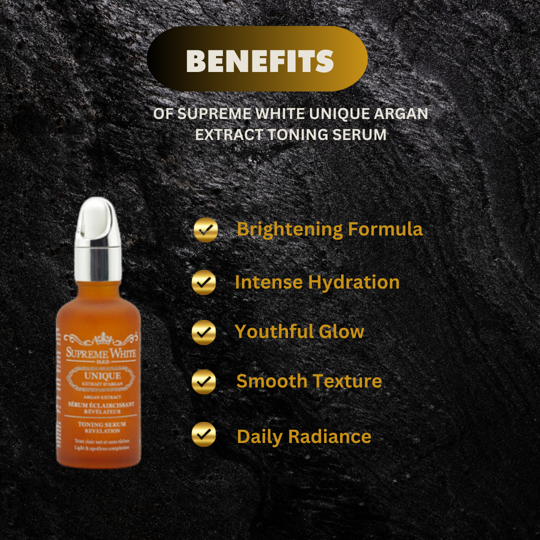 Supreme White Unique Argan Extract Toning Serum 50Ml Clarenc - Premium Beauty Product