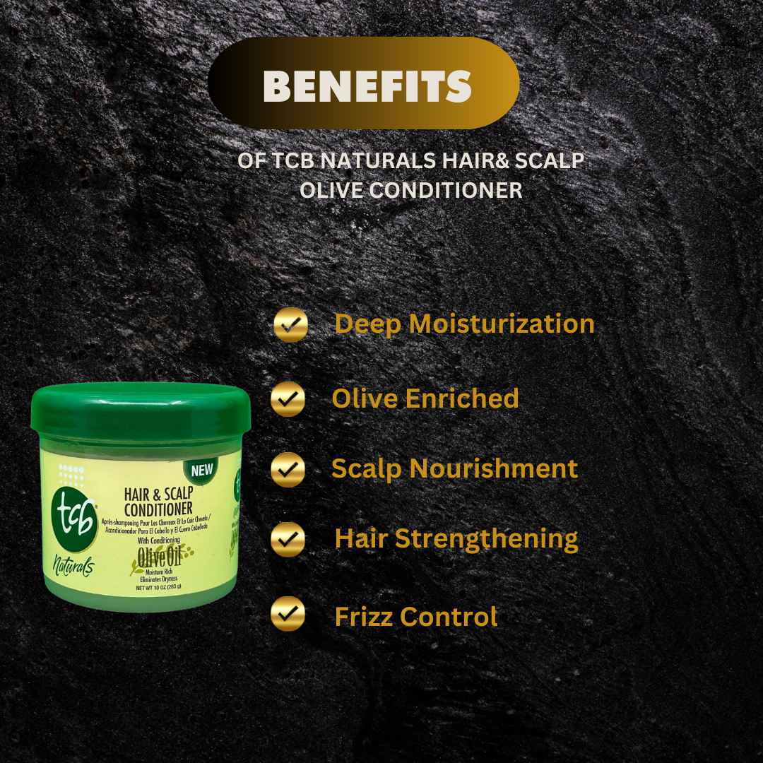 Tcb Naturals Hair Scalp Olive Oil Conditioner 283G - Premium Beauty Product