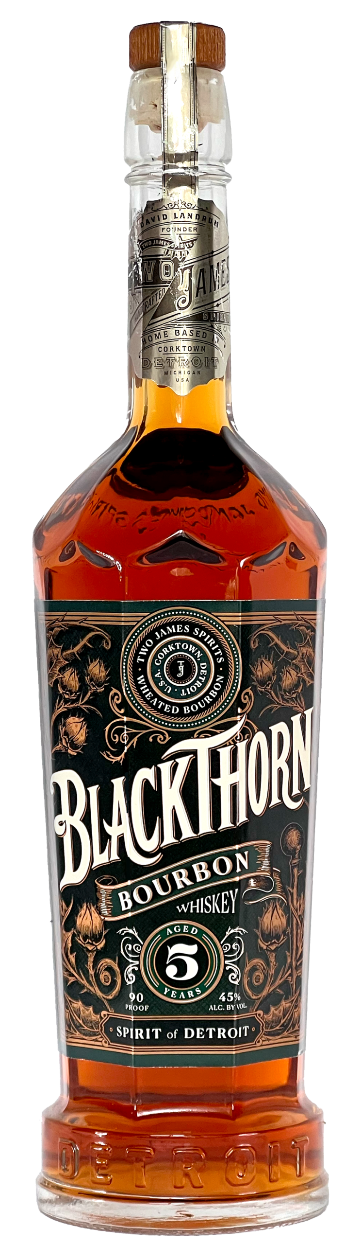 Two James Spirits Blackthorn Bourbon, Michigan, USA (750ml)