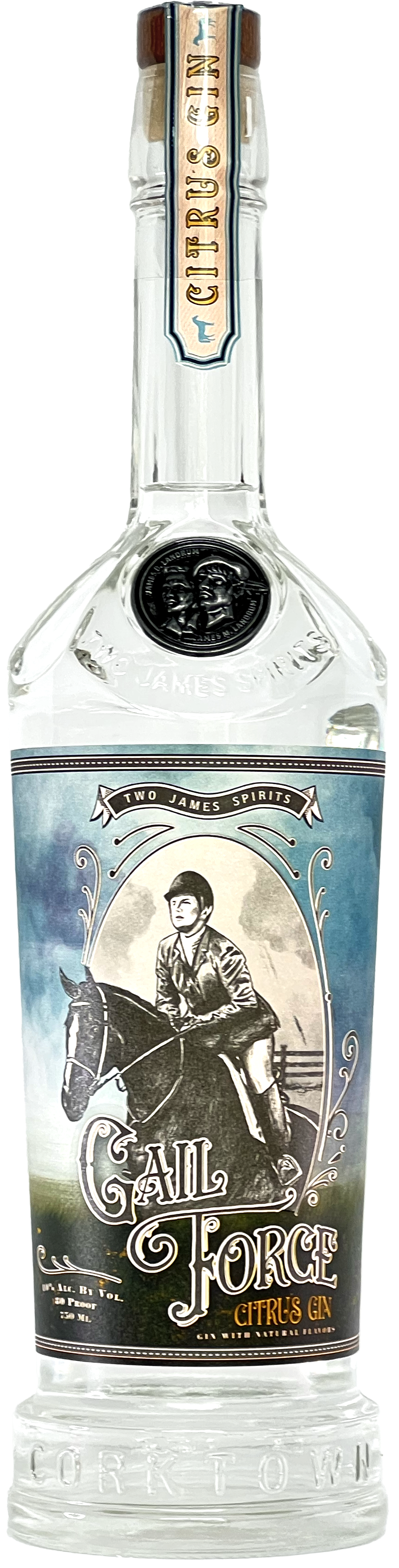 Two James Spirits 'Gail Force' Citrus Gin, Michigan, USA (750ml)