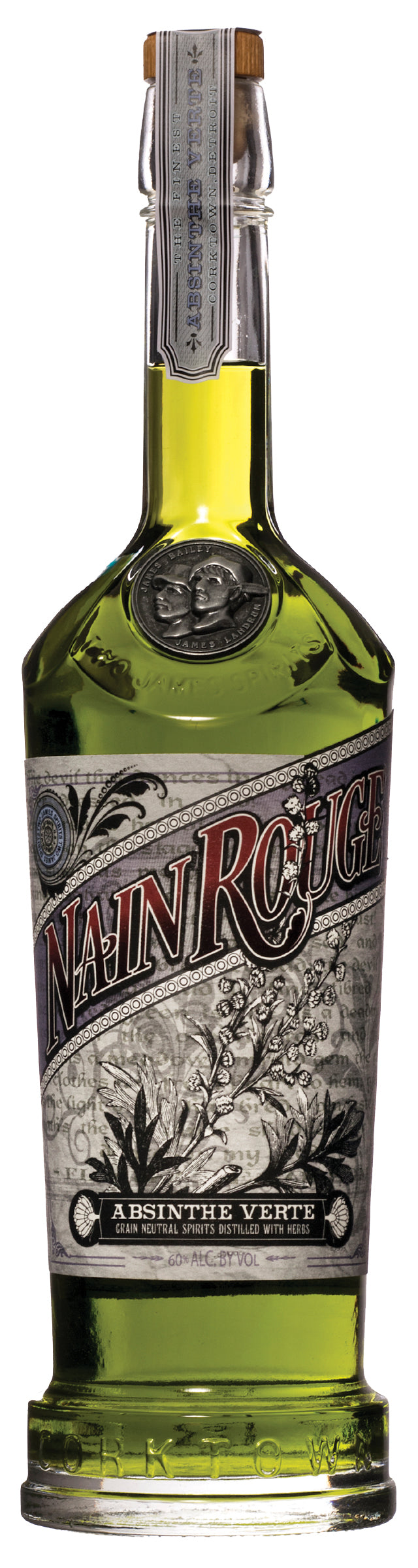 Two James Spirits 'Nain Rouge' Verte Absinthe, Michigan, USA (750ml)