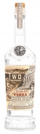 Two James Spirits '28 Island ' Vodka, Michigan, USA (750ml)