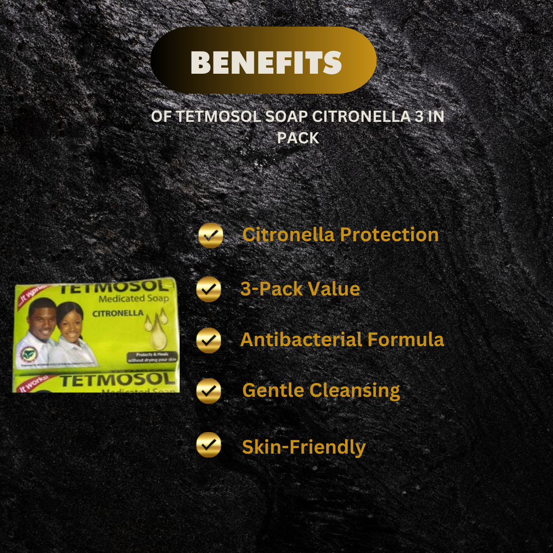 Tetmosol Medicated Soap Citronella - Premium Beauty Product