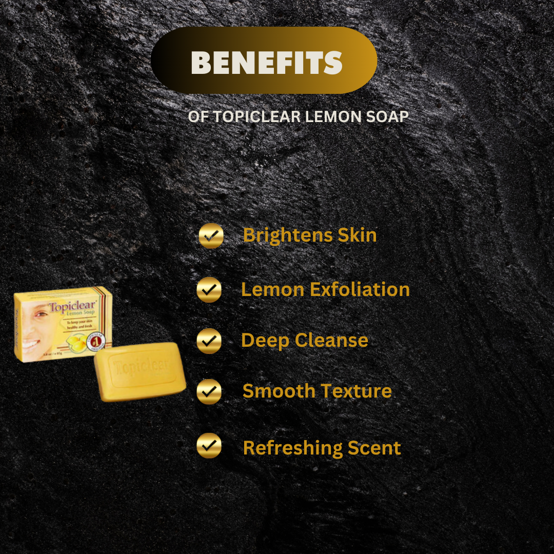 Topiclear Lemon Soap 3 Oz 85 G - Premium Beauty Product