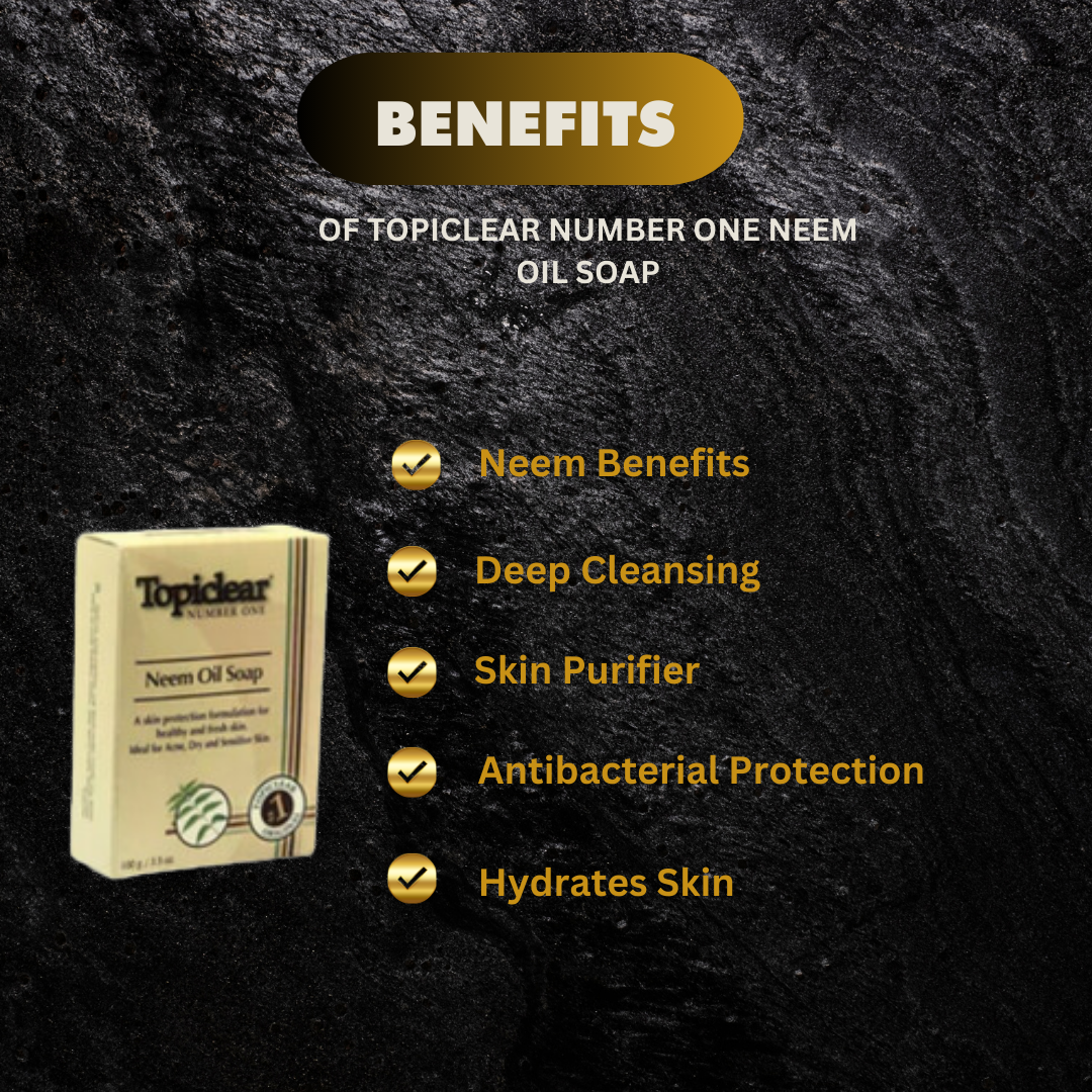 Topiclear Number One Neem Oil Soap 3 5 Oz - Premium Beauty Product