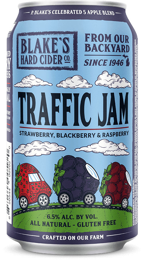 (24pk cans)-Blake's "Triple Jam” Hard Cider, Michigan, USA (12oz)