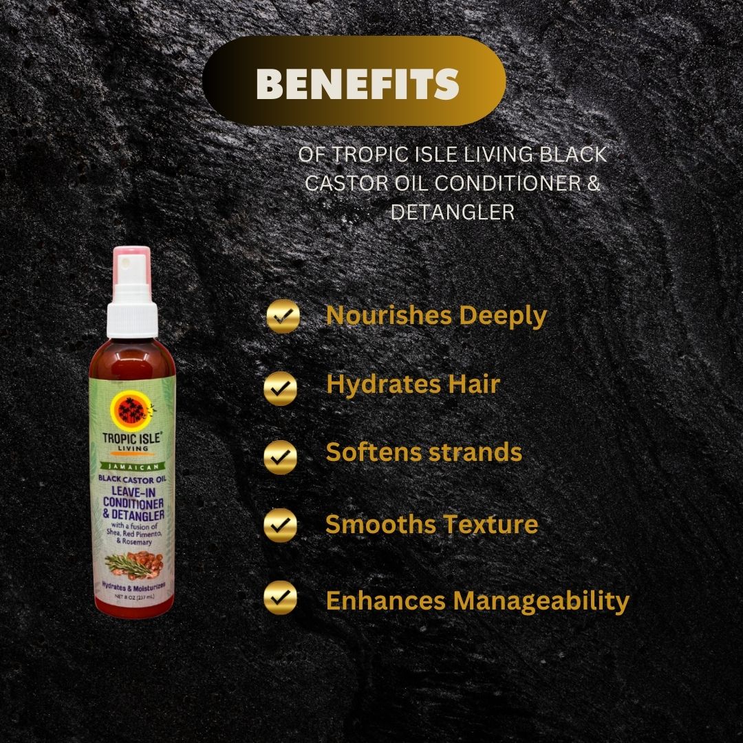 Tropic Isle Living Black Castor Oil Conditioner Detangler 23 - Premium Beauty Product