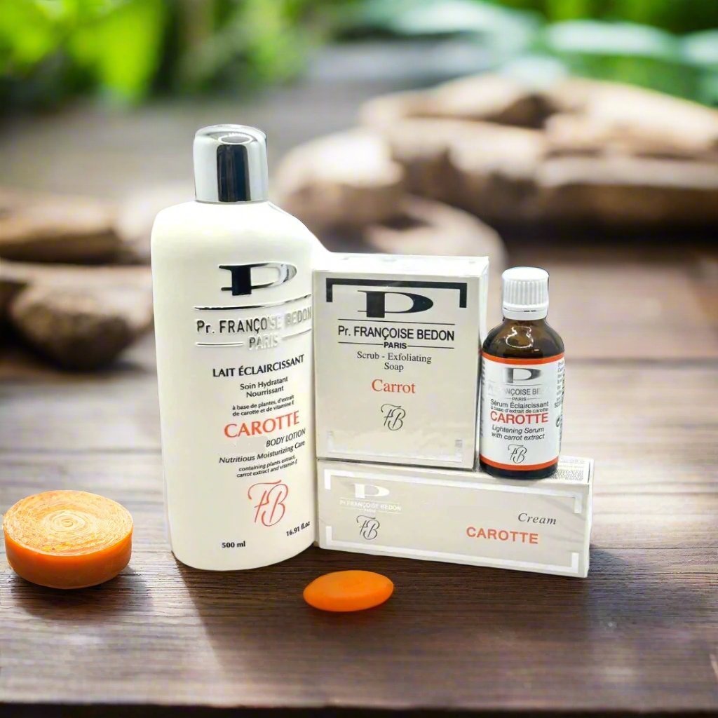 Pr. Francoise Bedon Carrot Kit Lotion, Serum, Cream & Soap - Premium Beauty Product