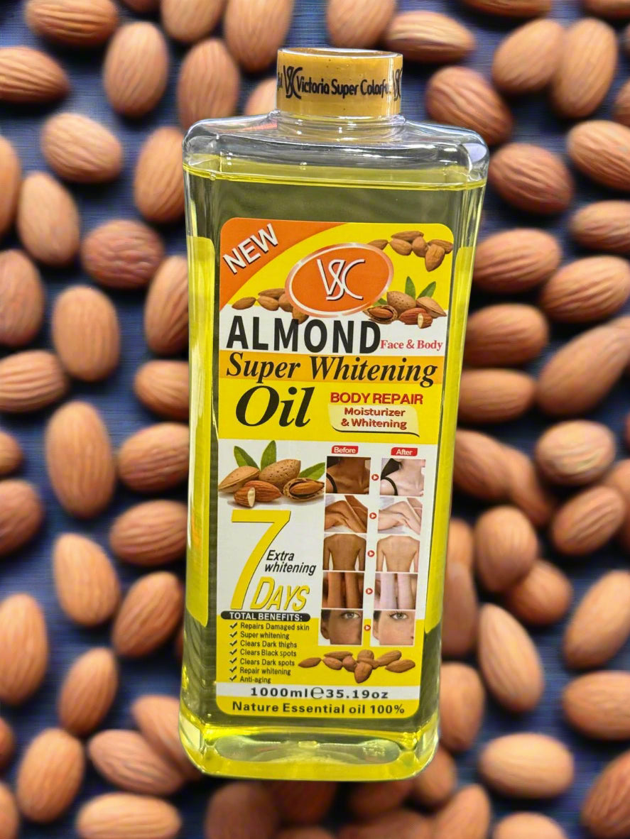 VSC Almond Face & Body Oil Super Whitening 7 Days 1000 Ml 35 - Premium Beauty Product