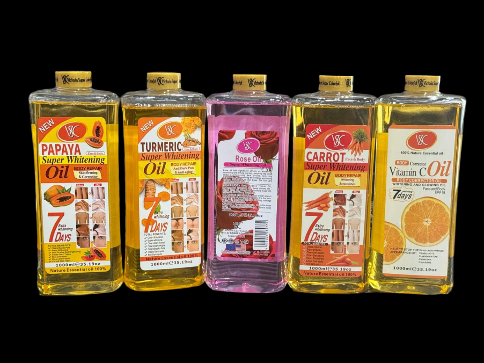 Vsc Papaya Face Body Oil Super Whitening 7 Days 1000 Ml 35 1 - Premium Beauty Product