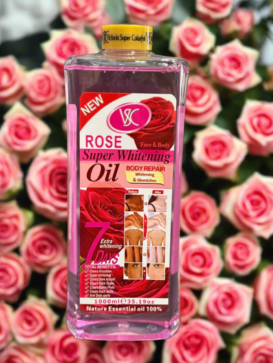 VSC Rose Face & Body Oil Super Whitening 7 Days 1000 Ml 35.1 - Premium Beauty Product
