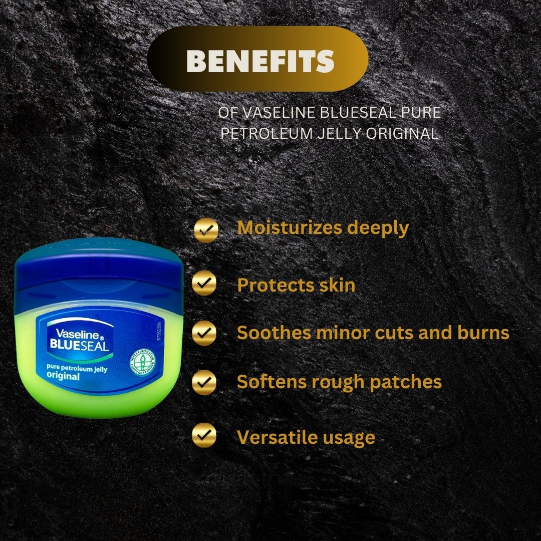 Vaseline Blueseal Pure Petroleum Jelly Original 250Ml - Premium Beauty Product