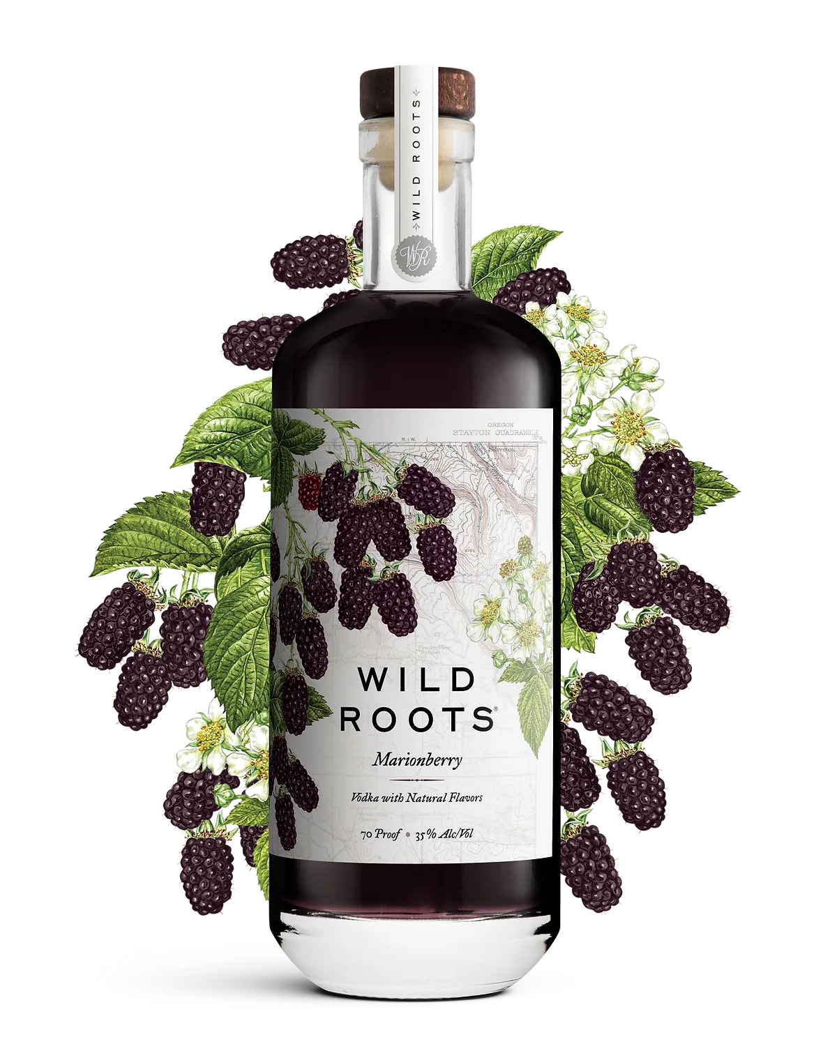 Wild Roots Marionberry Infused Vodka, Oregon, USA (750ml)