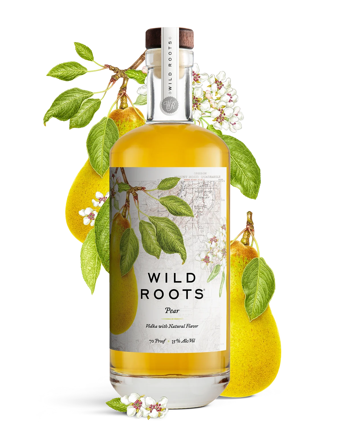 Wild Roots Pear Infused Vodka, Oregon, USA (750ml)