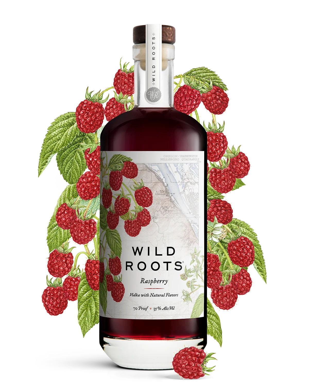 Wild Roots Raspbery Infused Vodka, Oregon, USA (750ml)