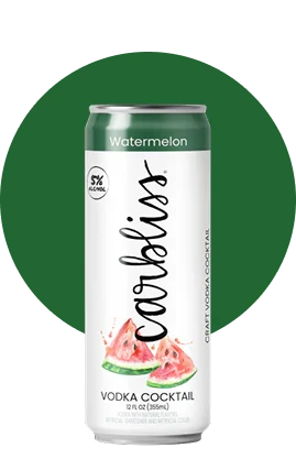 (24pk cans) Carbliss Watermelon Vodka Cocktails, USA (12oz)