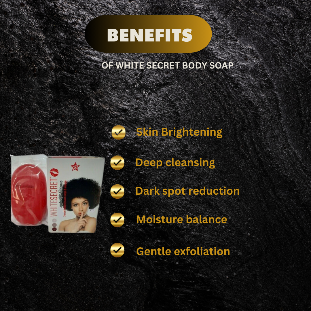 White Secret Body Soap 190 G - Premium Beauty Product