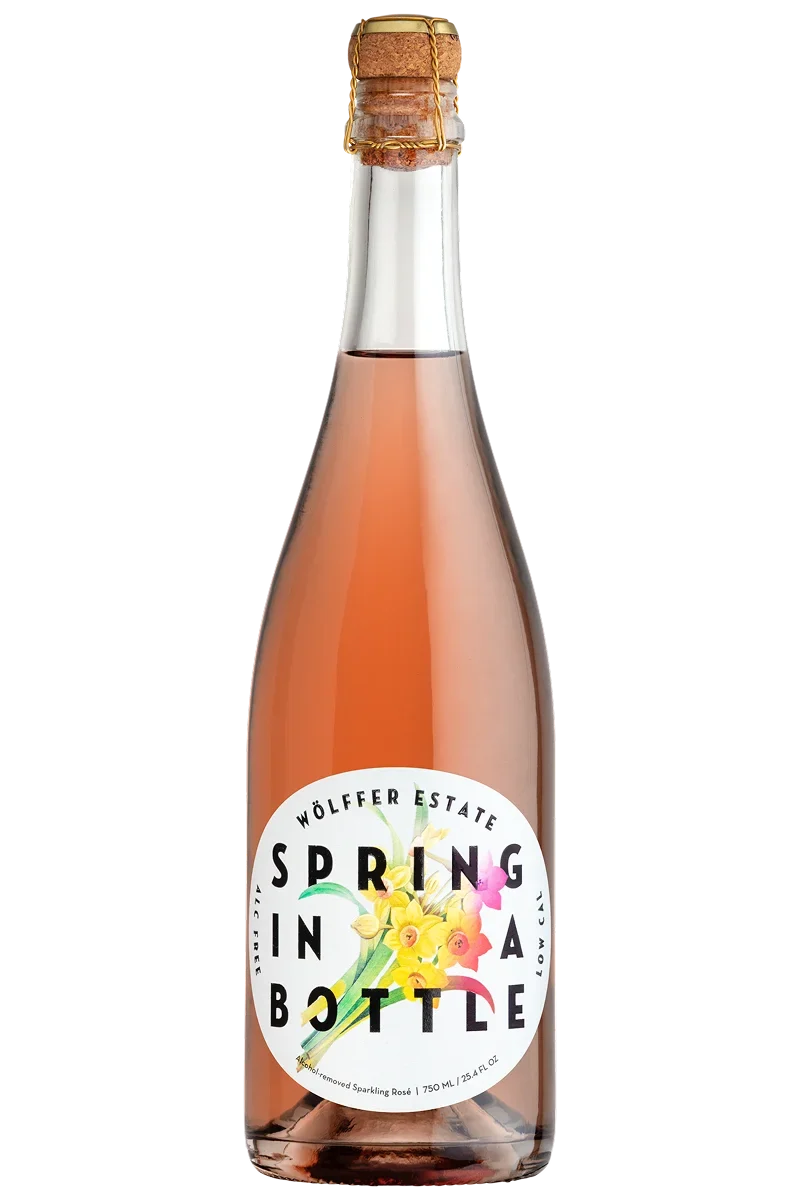 NV Wolffer Estate 'Spring in a Bottle' Sparkling Non-Alcoholic Rose, Rheinhessen, Germany (750ml)