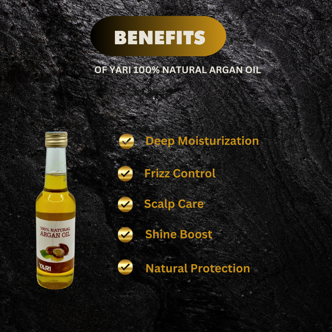 Yari 100 Natural Argan Oil 250Ml - Premium Beauty Product