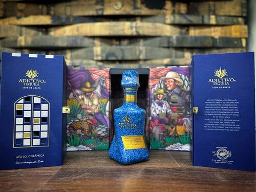 Adictivo Tequila Anejo Ceramica, Mexico (750ml)
