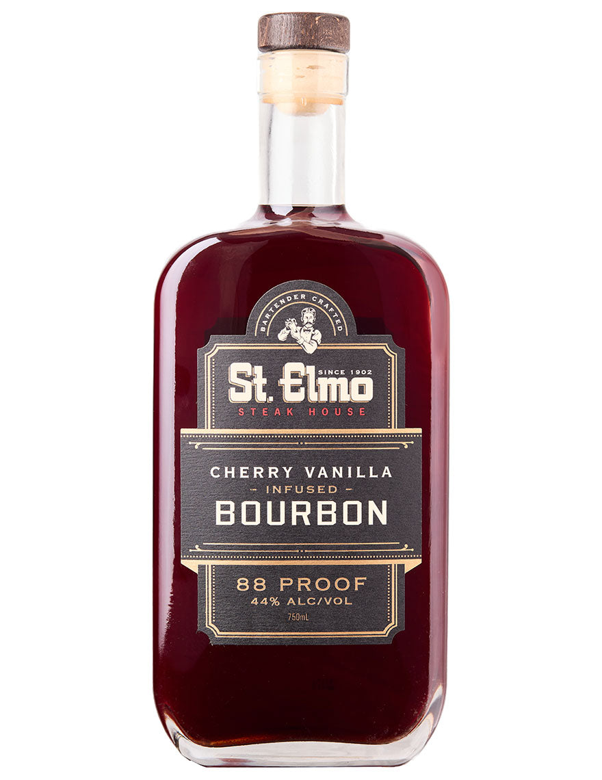 St Elmo Steak House Straight Bourbon Whiskey, Indiana, USA (750ml)