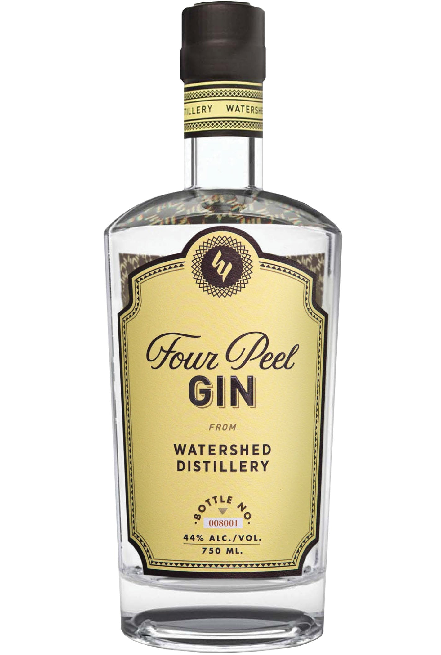 Watershed Distillery Four Peel Gin, Ohio, USA (750ml)