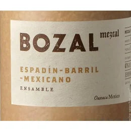 Bozal Espadin-Barril-Mexicano Ensamble Mezcal, Mexico (750ml)