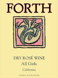 2019 Forth Vineyards 'All Girls' Dry Rose, Dry Creek Valley, Sonoma County, USA (750ml)