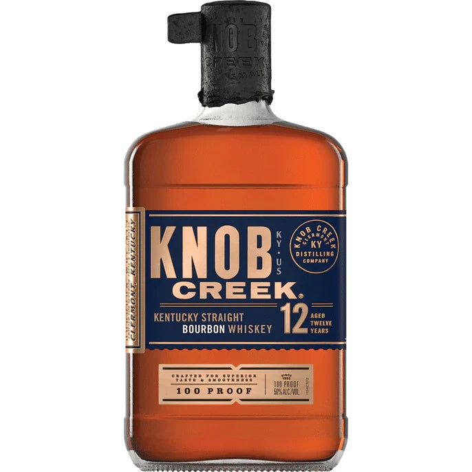 Knob Creek 12 year 100 proof Bourbon Whiskey, Kentucky, USA (750ml)