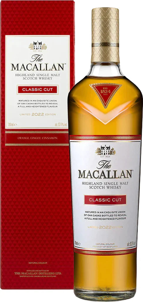 2024 The Macallan Limited Edition Classic Cut Single Malt Scotch Whisky, Speyside - Highlands, Scotland (750ml)