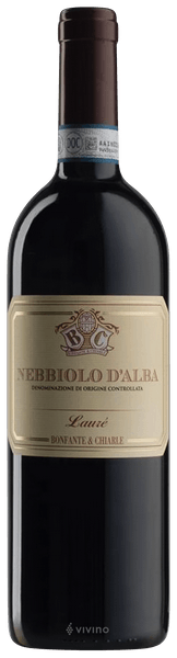 2020 Bonfante e Chiarle 'Laure' Nebbiolo D'Alba, Piedmont, Italy (750ml)