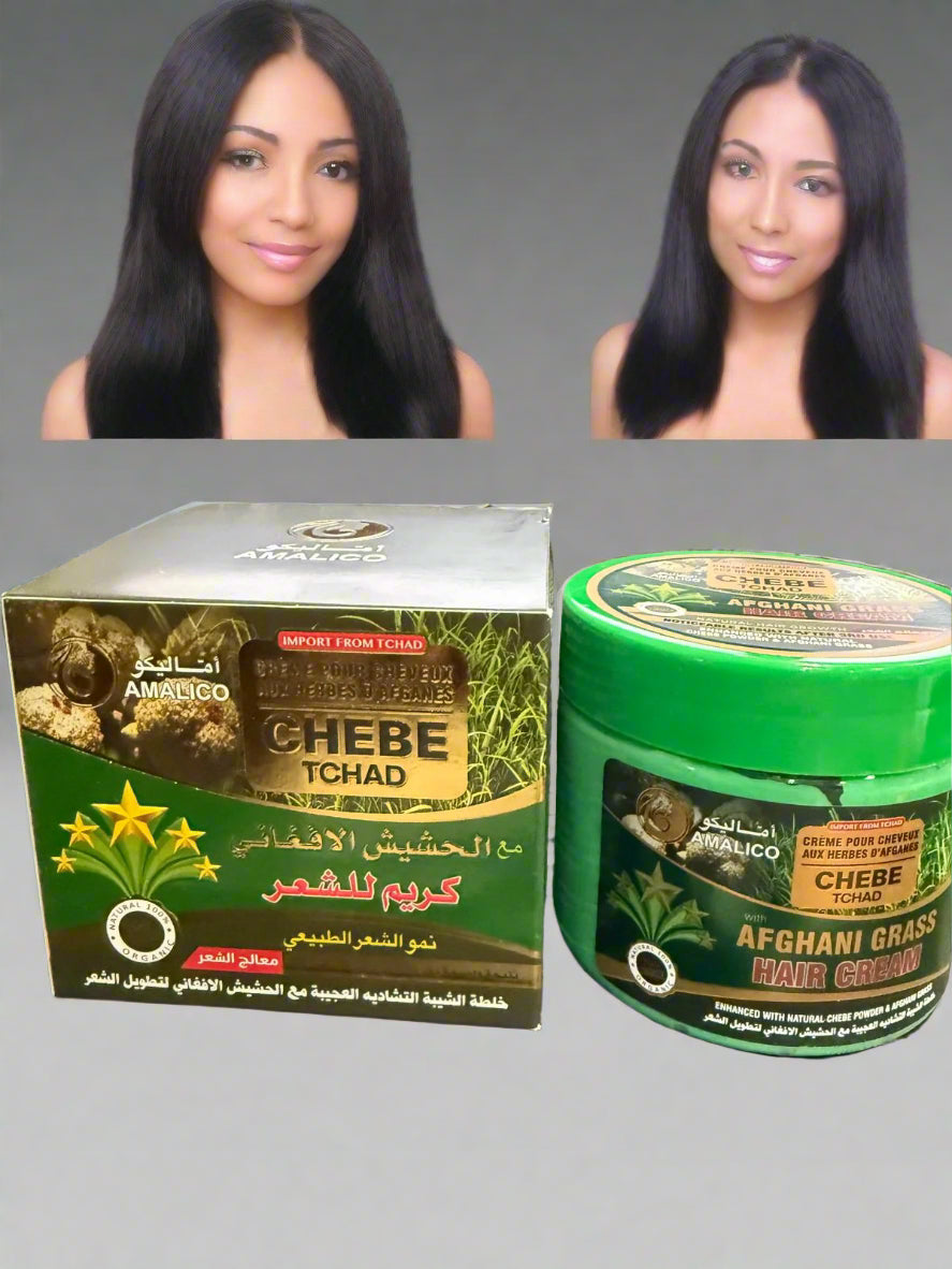 Chebe Tchad Afgani Grass  Hair Cream 360Ml Natural Hair Grow - Premium Beauty Product