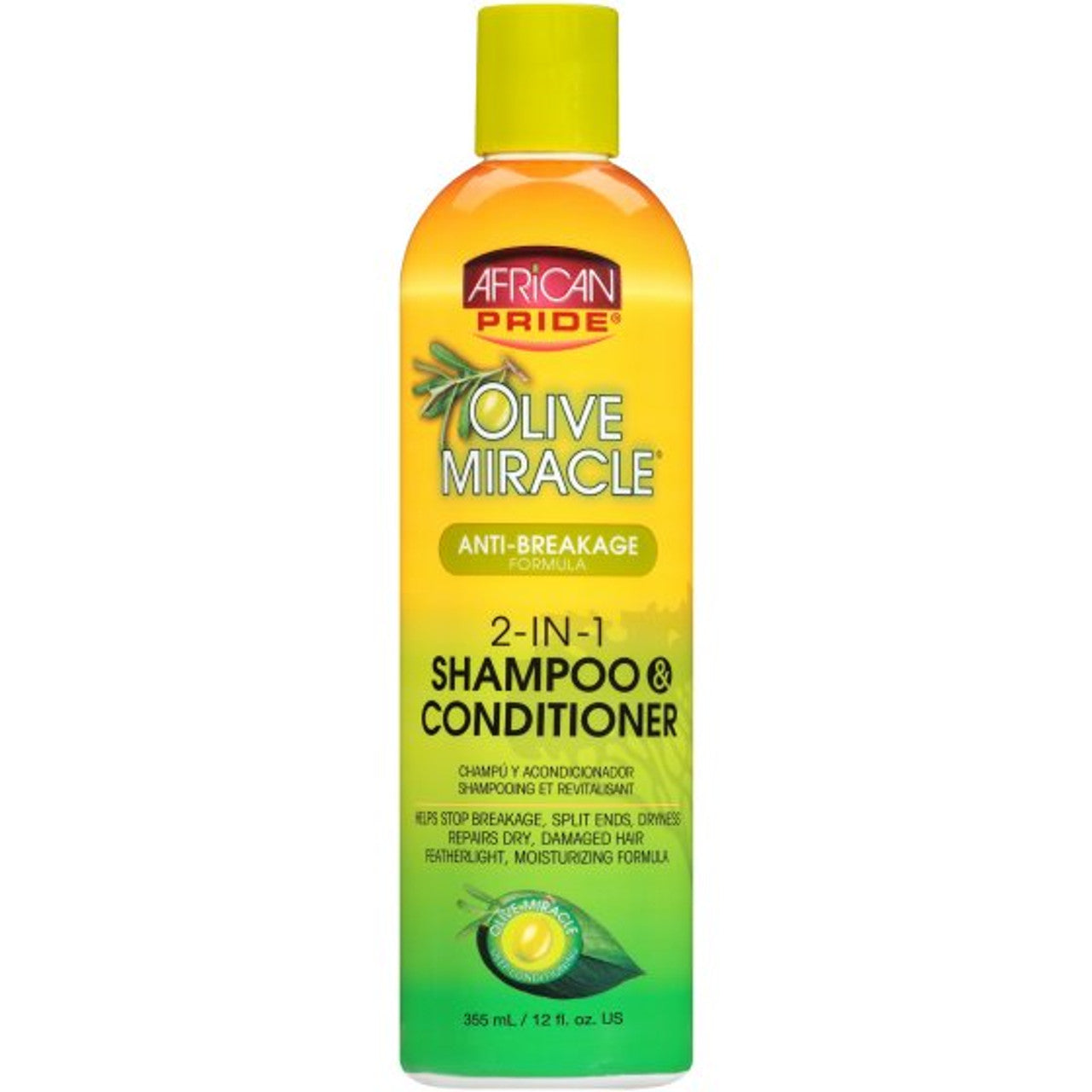 African Pride Olive Miracle 2 In 1 Shampoo And Conditioner 1 - Premium Beauty Product