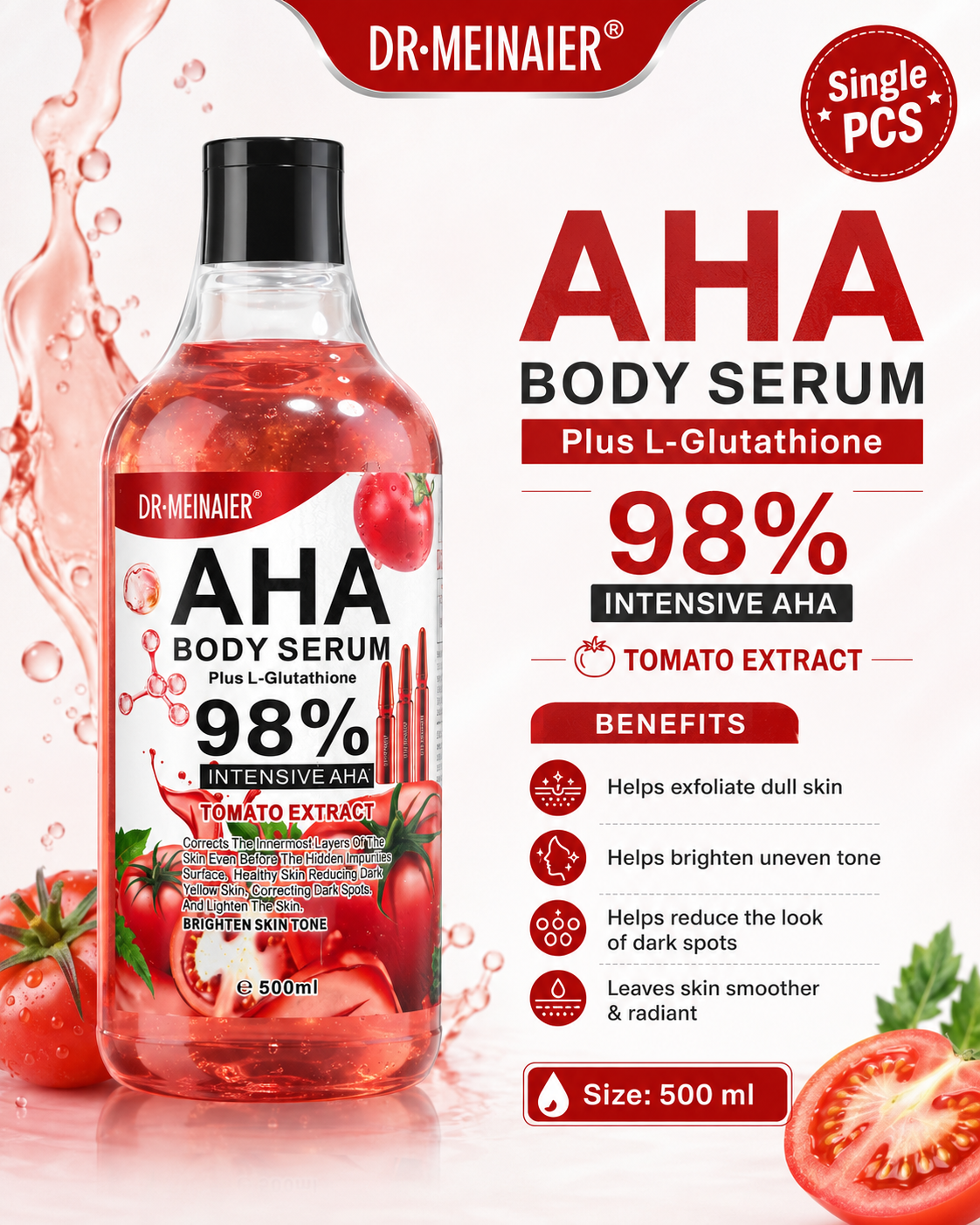 AHA Body Serum -500 Ml - Premium Beauty Product