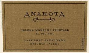 2014 Anakota Wines Helena Dakota Vineyard Cabernet Sauvignon, Knights Valley, USA (750ml)