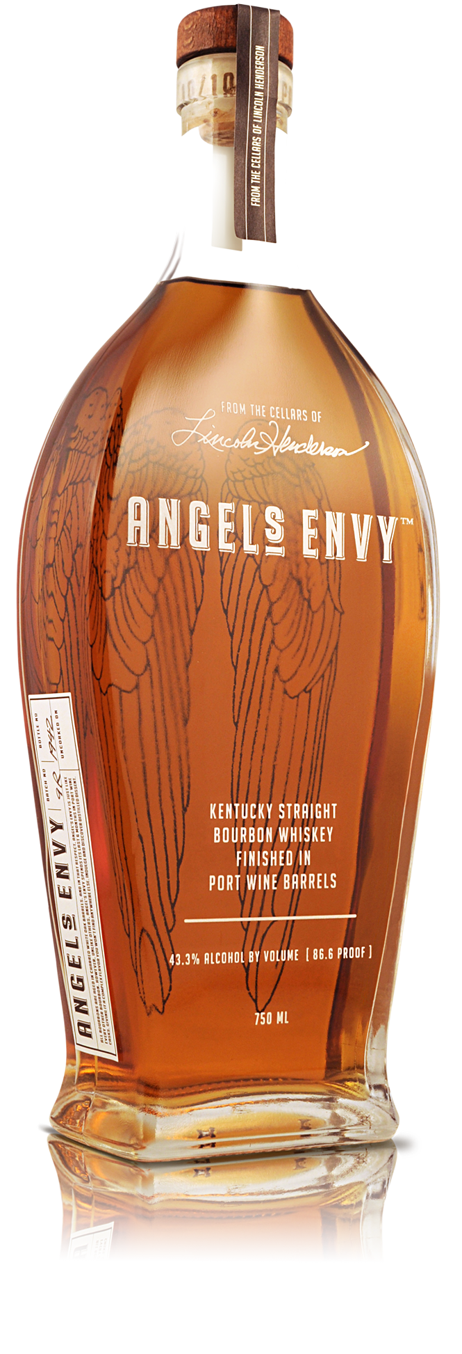 Angel's Envy Port Wine Barrel Finish Kentucky Straight Bourbon Whiskey, USA (750ml)