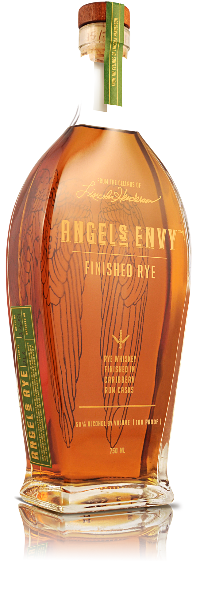 Angel's Envy Rum Barrel Finish Kentucky Straight Rye Whiskey, Kentucky, USA (750ml)