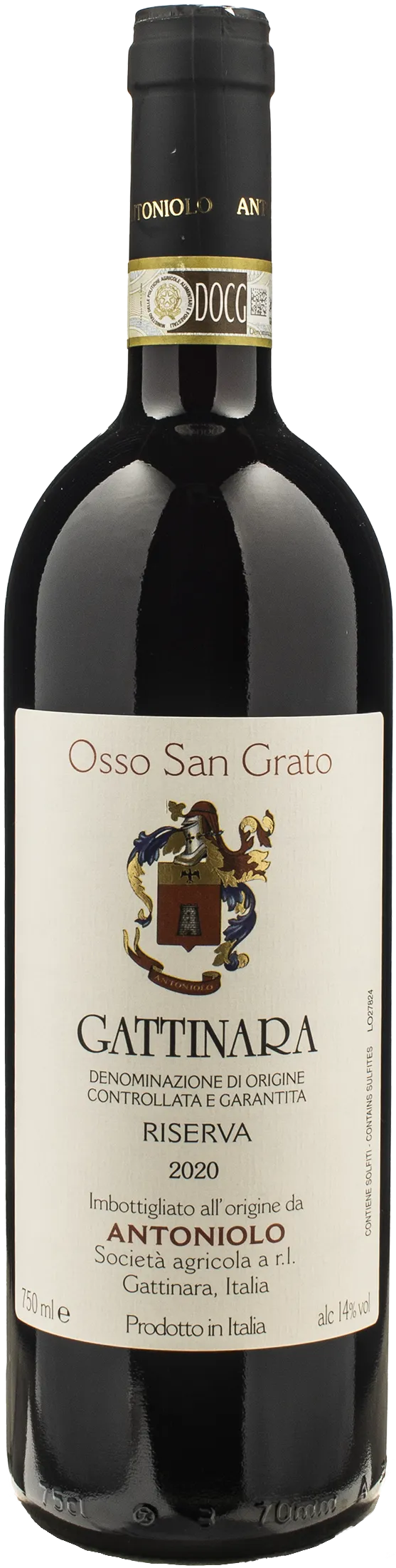 2020 Antoniolo 'Osso San Grato' Gattinara DOCG, Italy (750ml)